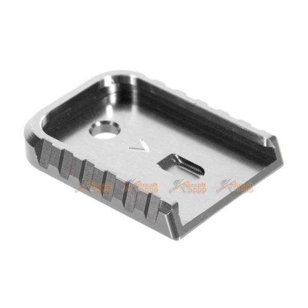 MITA Aluminium Magazine Base for Umarex / VFC G Series GBB (Silver, Thin Type) - Image 3