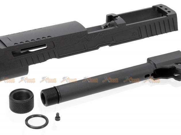MITA M17 X-FIVE Style Slide Set for VFC / SIG AIR M17 GBB (Black)