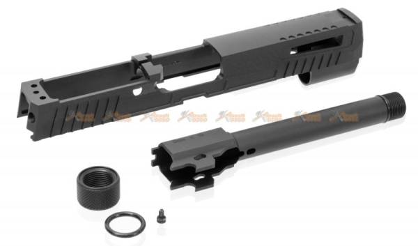 MITA M17 X-FIVE Style Slide Set for VFC / SIG AIR M17 GBB (Black) - Image 3