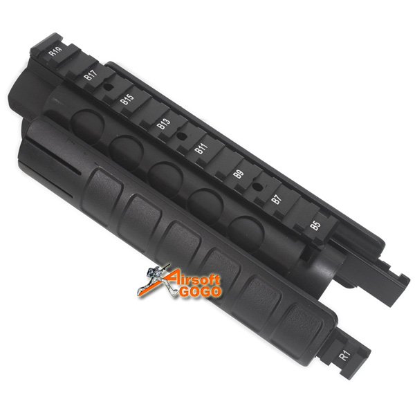 Jing Gong Full Metal R.I.S. Handguard for Marui MP5 A1 A2 A3 A4 A5 Airsoft AEG