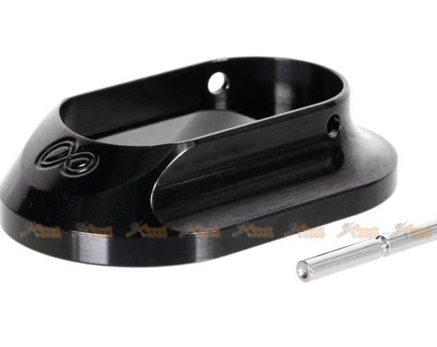 Airsoft Masterpiece Infinity Magwell for Marui Hi-Capa Aluminium Grip (Black)