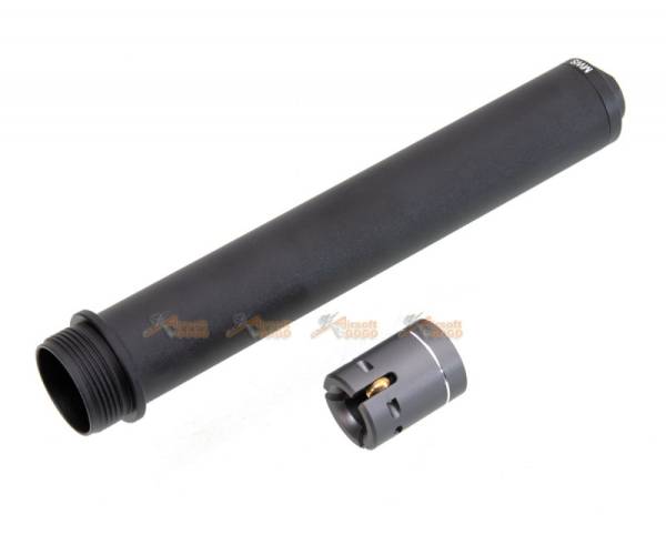 G&P Roller Bolt WP211A with Buffer Tube for Marui M4A1 MWS GBBR (Black / Silver)