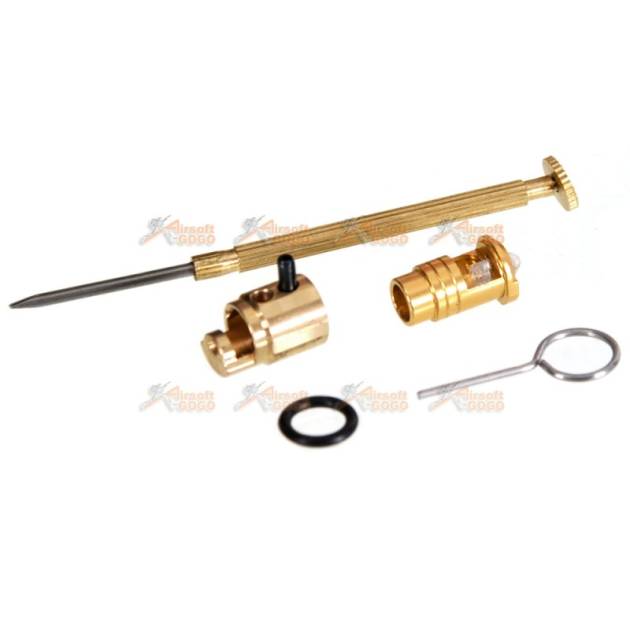 G&P CNC Adjustable Power Nozzle Valve 5.0 for Marui M4A1 MWS GBB (Gold)