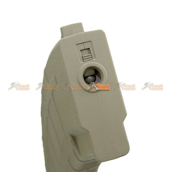 180rd AKM Mid-Cap Magazine for AK Series Airsoft AEG (DE, 5pcs Set) - Image 4
