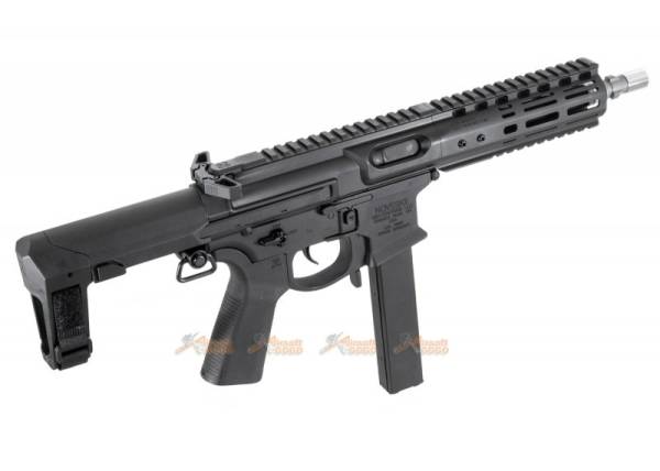 EMG NOVESKE SPACE INVADER AIRSOFT (9MM PCC) AEG RIFLE - BLACK (BY APS) - Image 2
