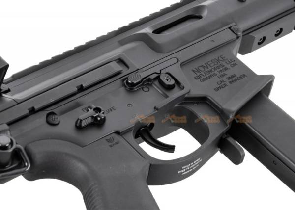 EMG NOVESKE SPACE INVADER AIRSOFT (9MM PCC) AEG RIFLE - BLACK (BY APS) - Image 6