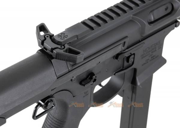 EMG NOVESKE SPACE INVADER AIRSOFT (9MM PCC) AEG RIFLE - BLACK (BY APS) - Image 7