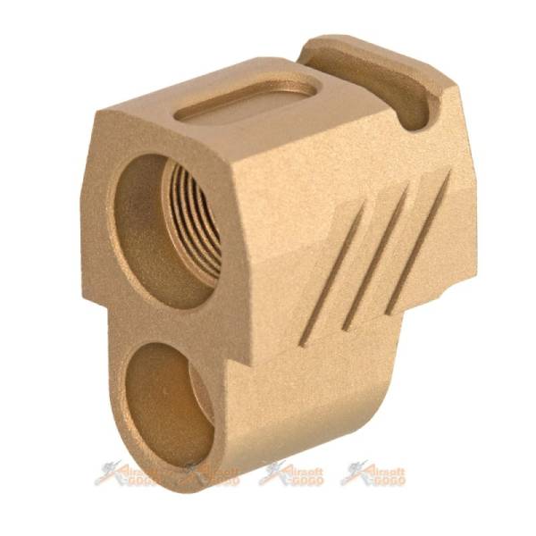 PMM 14mm- CCW Compensator for Umarex VFC SIG M17/M18 (Tan) - Image 3