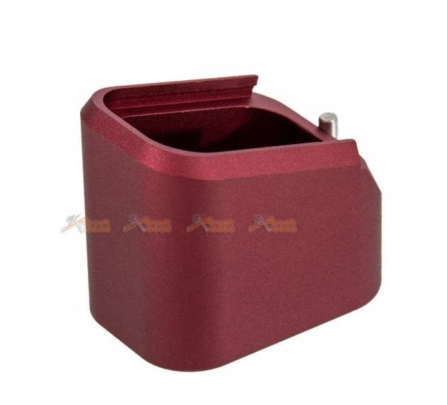 Pro-Arms TT Style Plus 5 Magazine Base for Umarex/VFC GLK GBB Magazine - Red