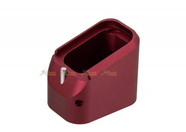 Pro-Arms TT Style Plus 5 Magazine Base for Umarex/VFC GLK GBB Magazine - Red - Image 2