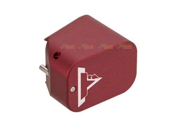 Pro-Arms TT Style Plus 5 Magazine Base for Umarex/VFC GLK GBB Magazine - Red - Image 3
