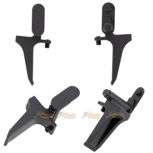 Pro Arms CNC Steel X-FIVE Style Trigger for SIG AIR / VFC P320 M17 M18 GBB ( Black ) - Image 2