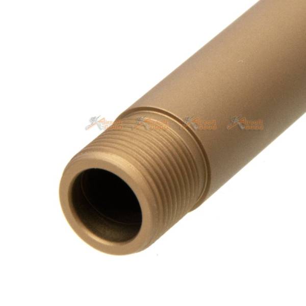 Pro-Arms 14mm CCW Threaded Aluminum Outer Barrel for Marui G17 Gen.4 GBB (Tan) - Image 4