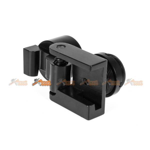 PPS M4 Steel Folding Connector for PPS M870 Series Shotgun (Black) - Image 4
