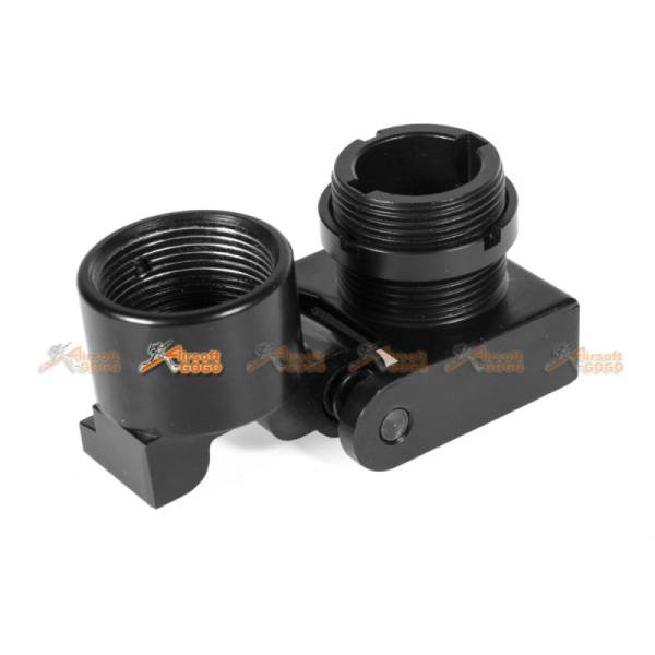 PPS M4 Steel Folding Connector for PPS M870 Series Shotgun (Black) - Image 5