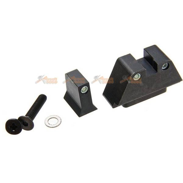 Pro-Arms Tritium Steel Suppressor Sight for Tokyo Marui G17 Gen 3 / Gen 4 GBB