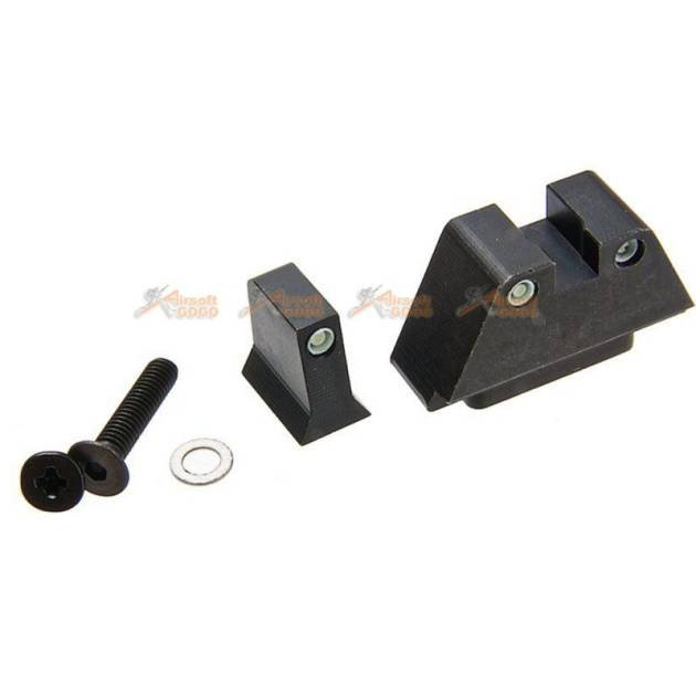 Pro-Arms Tritium Steel Suppressor Sight for Tokyo Marui G17 Gen 3 / Gen 4 GBB