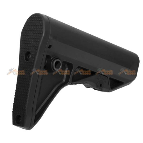 PTS EPSC Enhanced Polymer Stock Compact for Marui M4 MWS / GHK M4 GBBR Rifle - (Black) - Image 2