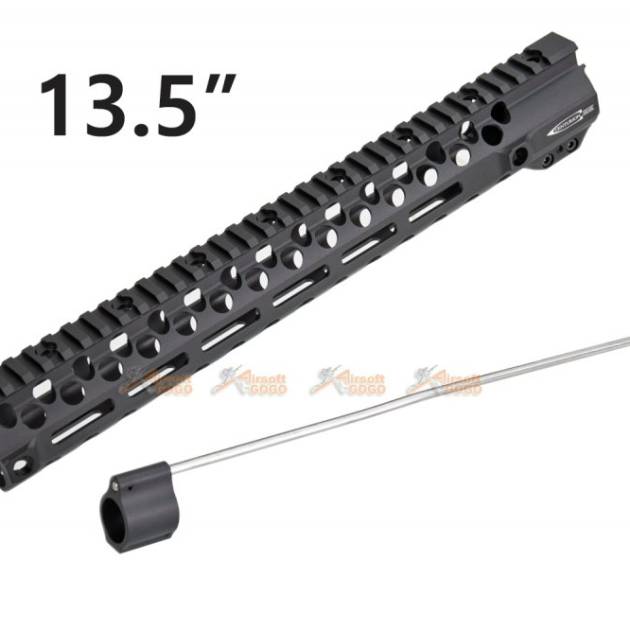 13.5" Aluminum M-Lok Handguard Rail for M4 AEG/GBB/PTW (Black)