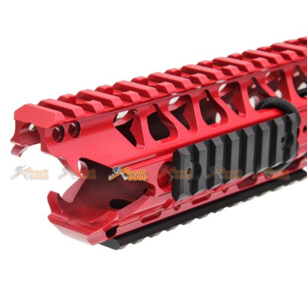 ADW 16 inch CNC Alum Rail Kit Set w/ Rail (Red) - Image 5