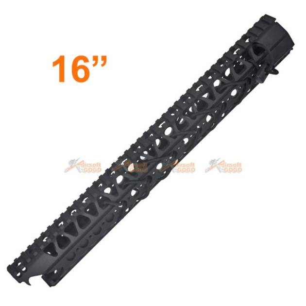AGWC 16 inch CNC Aluminum Rail Kit Set with Rail  (Black)