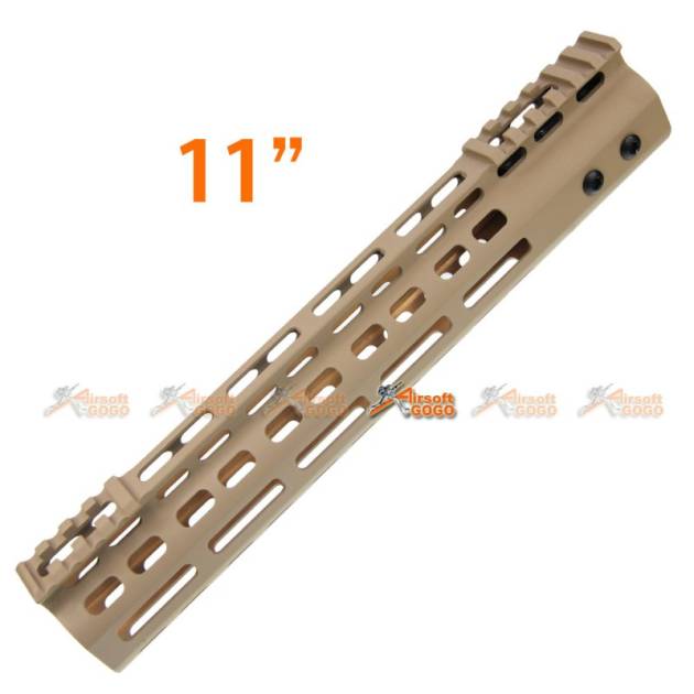 11" Aluminium Key Mod Rail Handguard for M4 M16 Airsoft AEG (DE)