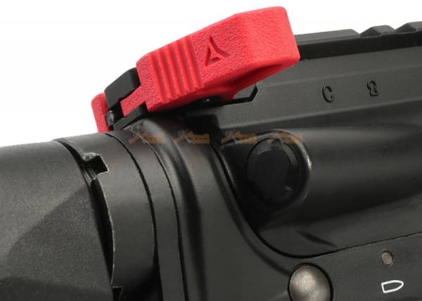PTS Radian Raptor - LT Charging Handle for Tokyo Marui M4 MWS GBBR  - Red - Image 3