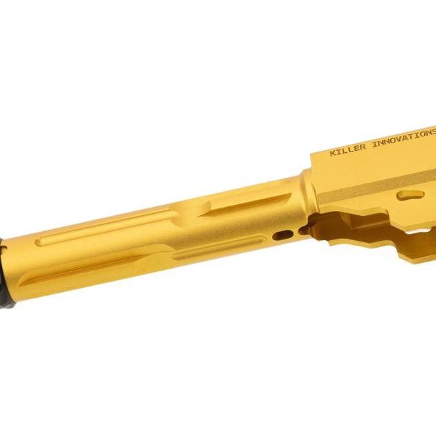 RGW SIG Sauer M18 GBB KI Threaded Barrel - Tin Gold (14mm CCW, Aluminum)