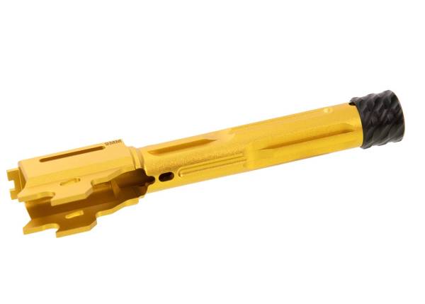 RGW SIG Sauer M18 GBB KI Threaded Barrel - Tin Gold (14mm CCW, Aluminum) - Image 3