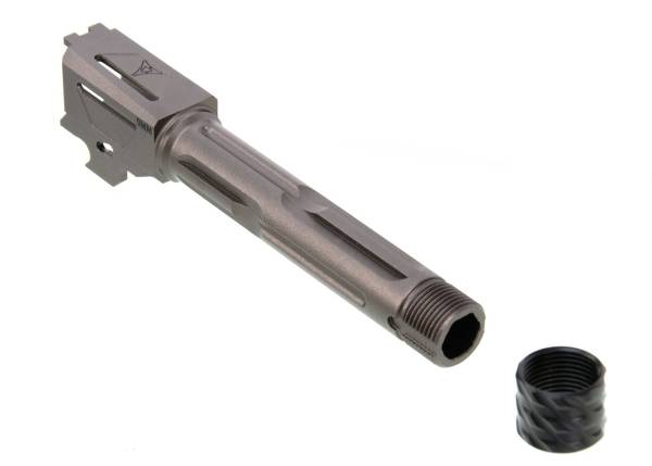 RGW SIG Sauer M18 GBB KI Threaded Barrel - Grey (14mm CCW, Aluminum) - Image 4