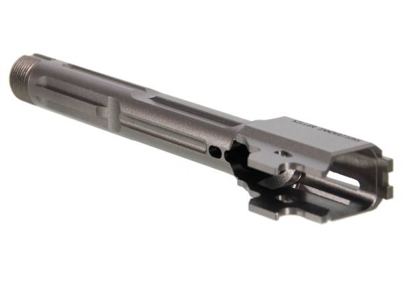 RGW SIG Sauer M17 GBB KI Threaded Barrel - Grey (14mm CCW, Aluminum) - Image 4