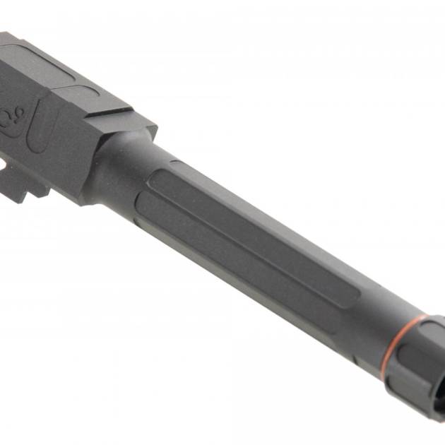 RGW A9 Style Threaded Outer Barrel For Umarex/ VFC Glock 45, 19X GBB ( BK