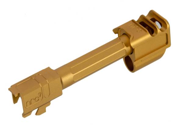 RGW ARC9 Threaded Barrel with Sparc V2-G5 Compensator for VFC Glock 45 / 19x GBB Pistol - GD - Image 2