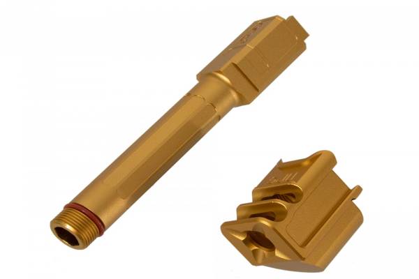 RGW ARC9 Threaded Barrel with Sparc V2-G5 Compensator for VFC Glock 45 / 19x GBB Pistol - GD - Image 3