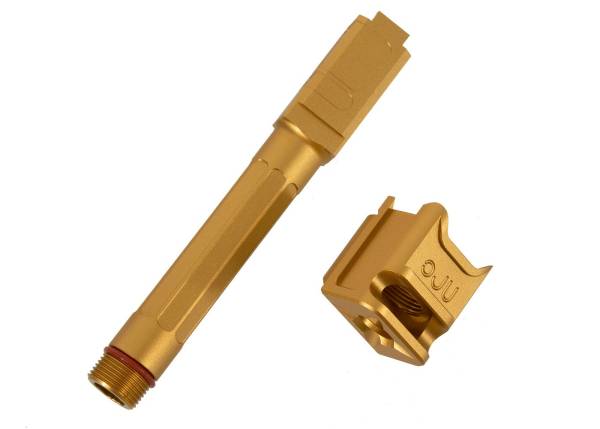 RGW ARC9 Threaded Barrel with Sparc-M V2-G5 Compensator for VFC Glock 45 / 19x GBB Pistol - GD - Image 4