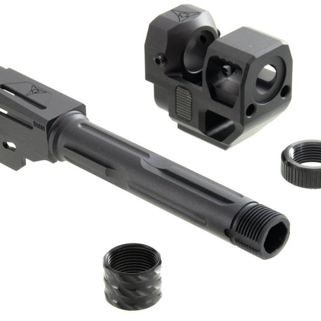 RGW VI Velocity Compensator with Barrel for SiG AIR/VFC P320 (BLACK) (short)