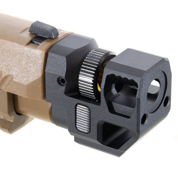 RGW KI Velocity Style Compensator CCW 14mm for SIG AIR/VFC P320 M17 M18 GBB (Black) - Image 5