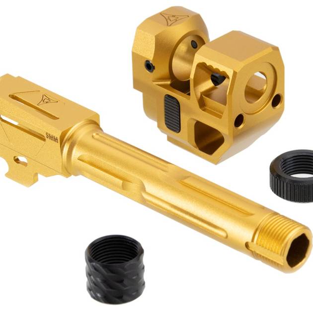 RGW VI Velocity Compensator with Barrel for SiG AIR/VFC P320 (GOLD)(short)