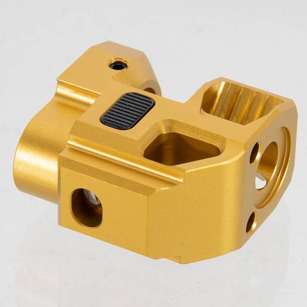 RGW KI Velocity Style Compensator CCW 14mm for SIG AIR/VFC P320 M17 M18 GBB (Golden) - Image 3
