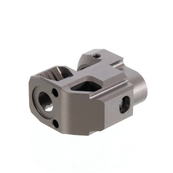RGW KI Velocity Style Compensator CCW 14mm for SIG AIR/VFC P320 M17 M18 GBB (Grey) - Image 2