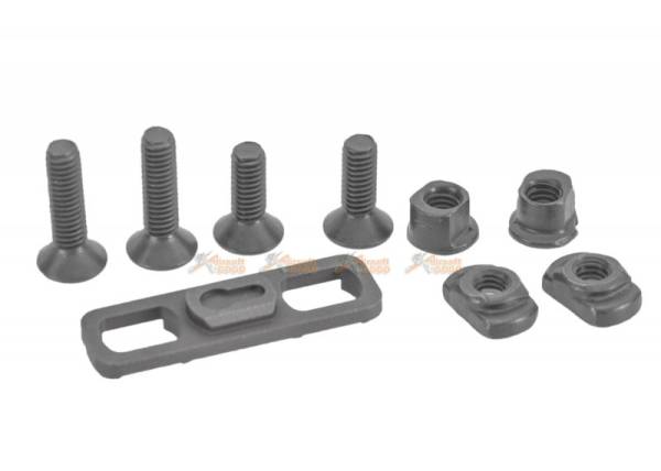 RGW Anchor Style Aluminum Hand Stop for M-LOK / Keymod Airsoft (Grey) - Image 2