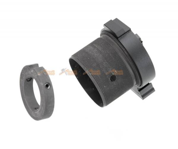 RGW 7 Inch QD Takedown System M-LOK Rail Handguard with Connector Base for VFC / WE M4 GBB ( BK ) - Image 2