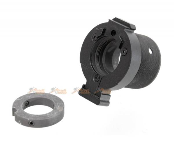 RGW 7 Inch QD Takedown System M-LOK Rail Handguard with Connector Base for VFC / WE M4 GBB ( BK ) - Image 3