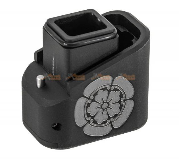 RGW TT Oda Clan Style Magazine Extension for Tokyo Marui G17 Gen3 -Black