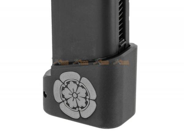 RGW TT Oda Clan Style Magazine Extension for Tokyo Marui G17 Gen3 -Black - Image 2