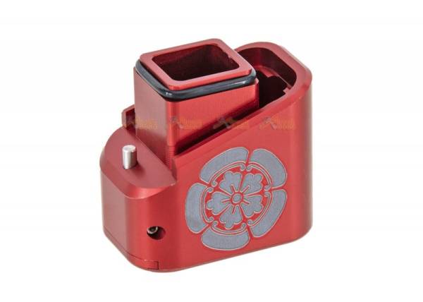 RGW TT Oda Clan Style Magazine Extension for Tokyo Marui G17 Gen3 -Red