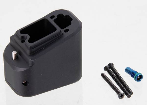 RGW VFC GBB Airsoft TT Magazine Extension for Umarex / VFC G17 Gen 3, Gen 4, Gen 5, G18c, G19 Gen 3, Gen 4, G19x, G45 GBB, RWA EXA GBB- Black - Image 3