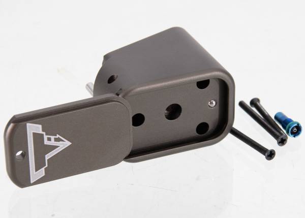 RGW VFC GBB Airsoft TT Magazine Extension  for Umarex / VFC G17 Gen 3, Gen 4, Gen 5, G18c, G19 Gen 3, Gen 4, G19x, G45 GBB, RWA EXA GBB- Grey - Image 3