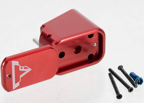 RGW VFC GBB Airsoft TT Magazine Extension for Umarex / VFC G17 Gen 3, Gen 4, Gen 5, G18c, G19 Gen 3, Gen 4, G19x, G45 GBB, RWA EXA GBB- Red - Image 2