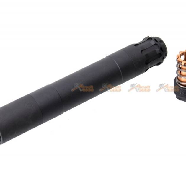 RGW OBS Style Dummy Silencer with -14mm CCW Adapter for UMAREX / VFC MP5 AEG ( Black )